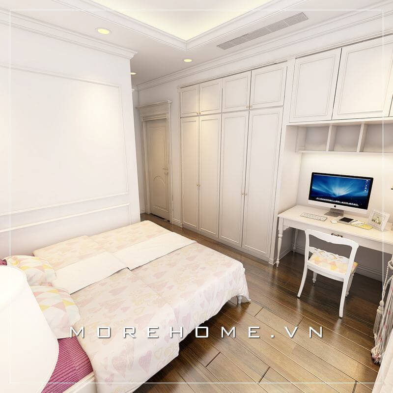 Tủ quần áo màu trắng